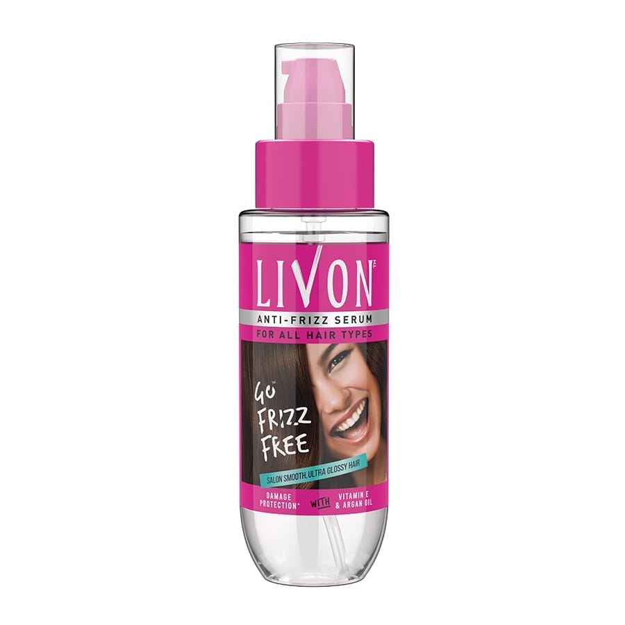 livon anti-frizz hair serum