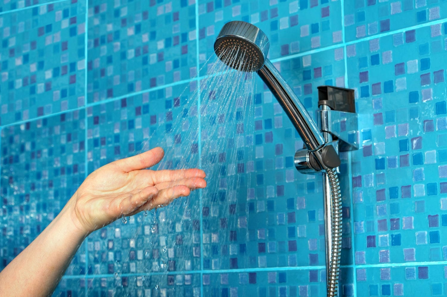 right water temperature in the shower