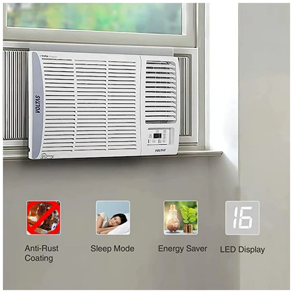 VOLTAS WINDOW AC 1.50 TON 183 VECTRA PEARL 3S WHITE