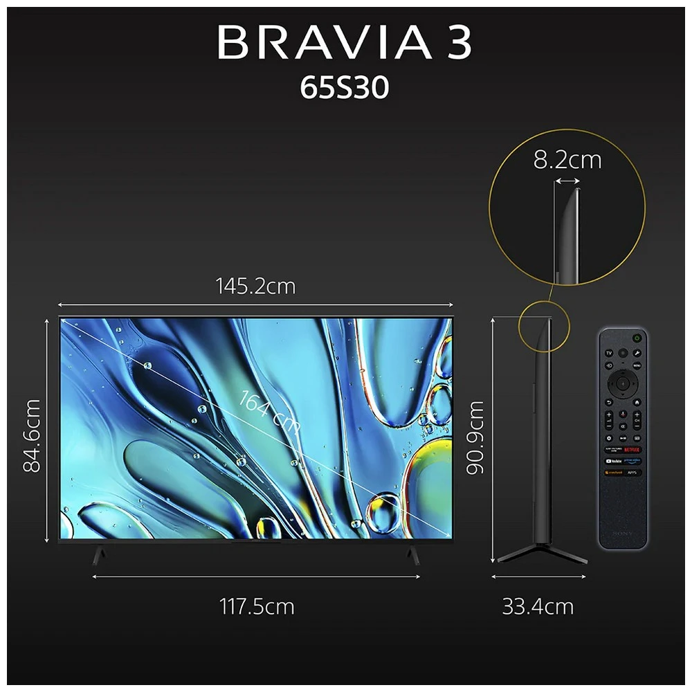 SONY BRAVIA 65インチ Amazon.com: Sony 65-Inch Class 4K Ultra HD BRAVIA 3 LED