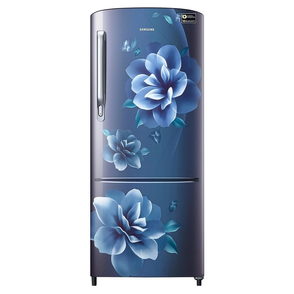 Samsung 183 Ltrs 3 Star Single Door Refrigerator, Camellia Blue RR20C1823CU/HL