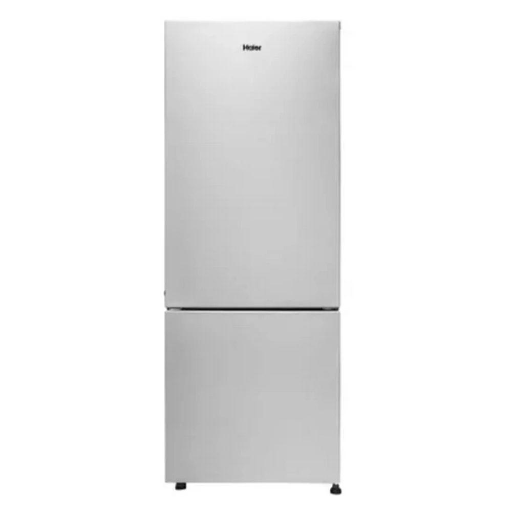 Haier 300 L, 2 Star, BrushLine Silver Finish Bottom Mounted Frost Free Refrigerator
