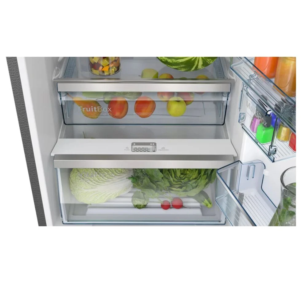Bosch 368L Frost-Free Double Door Refrigerator – Black Pearl
