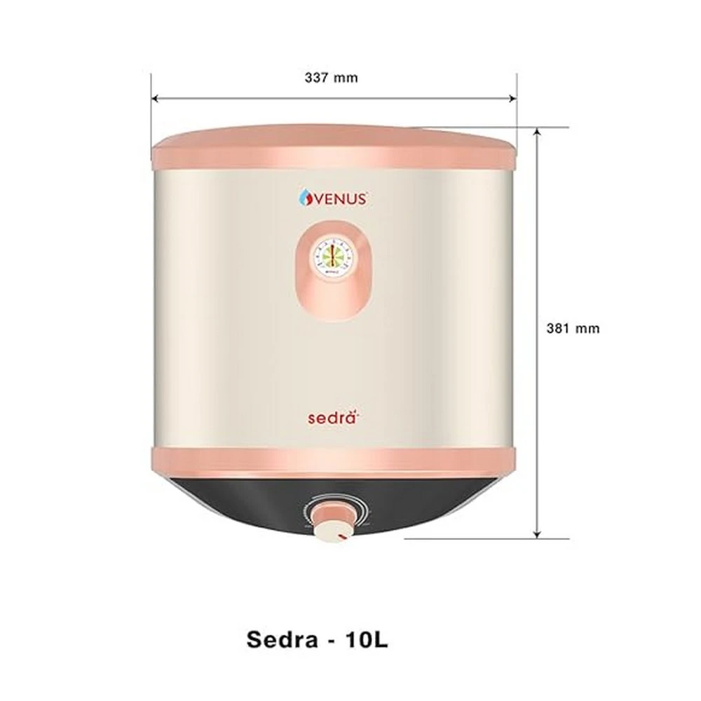 Venus Sedra 010SV 10-Litre Storage Water Heater (Rustic Gold)