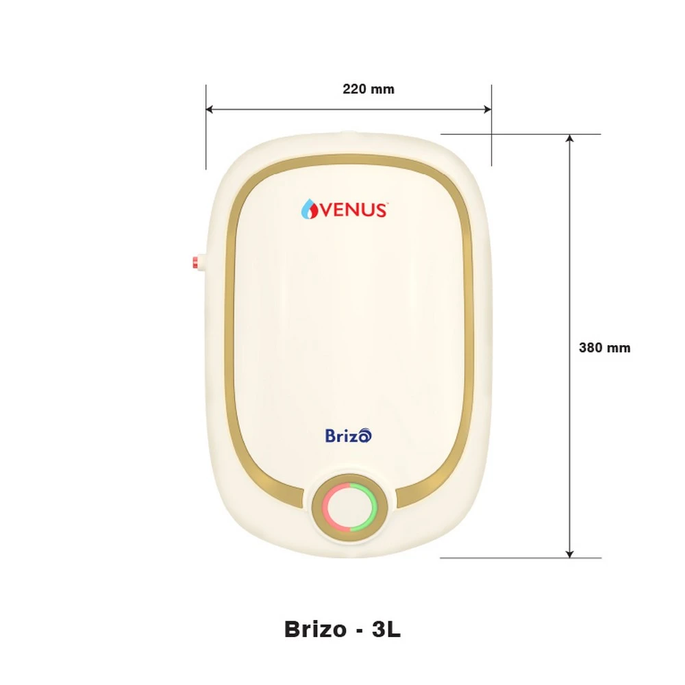 Venus Brizo 3Bb30 3-Litre Instant Water Heater (Aspen Gold)