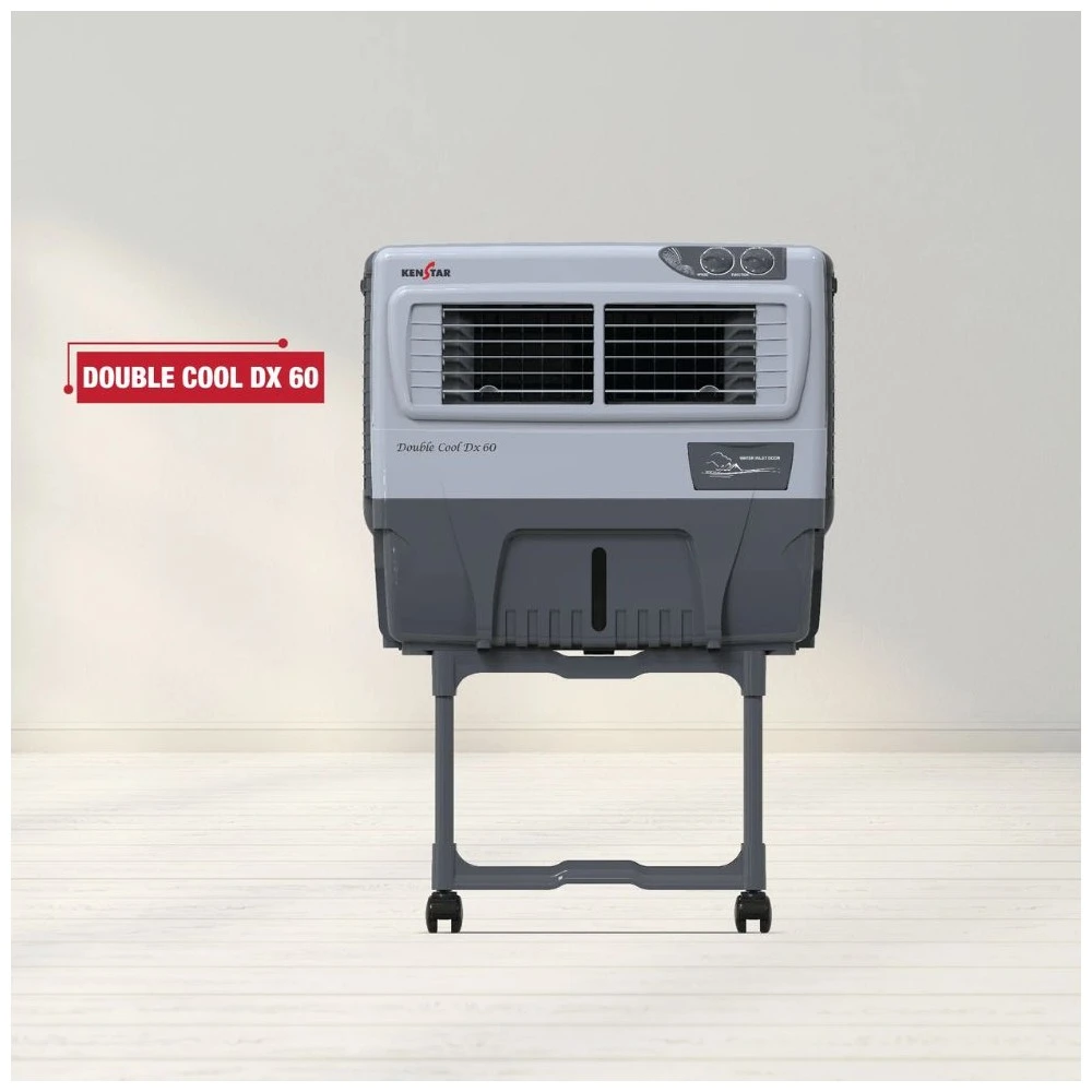 Kenstar Window Cooler 60L Double Cool DX 60 Grey