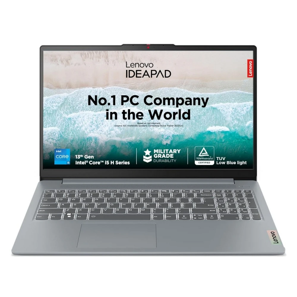 Lenovo IdeaPad Slim 3 i5 13th Gen 16GB RAM 512GB SSD 15.6" Laptop (83EM00H0IN) – Grey, Windows 11 +