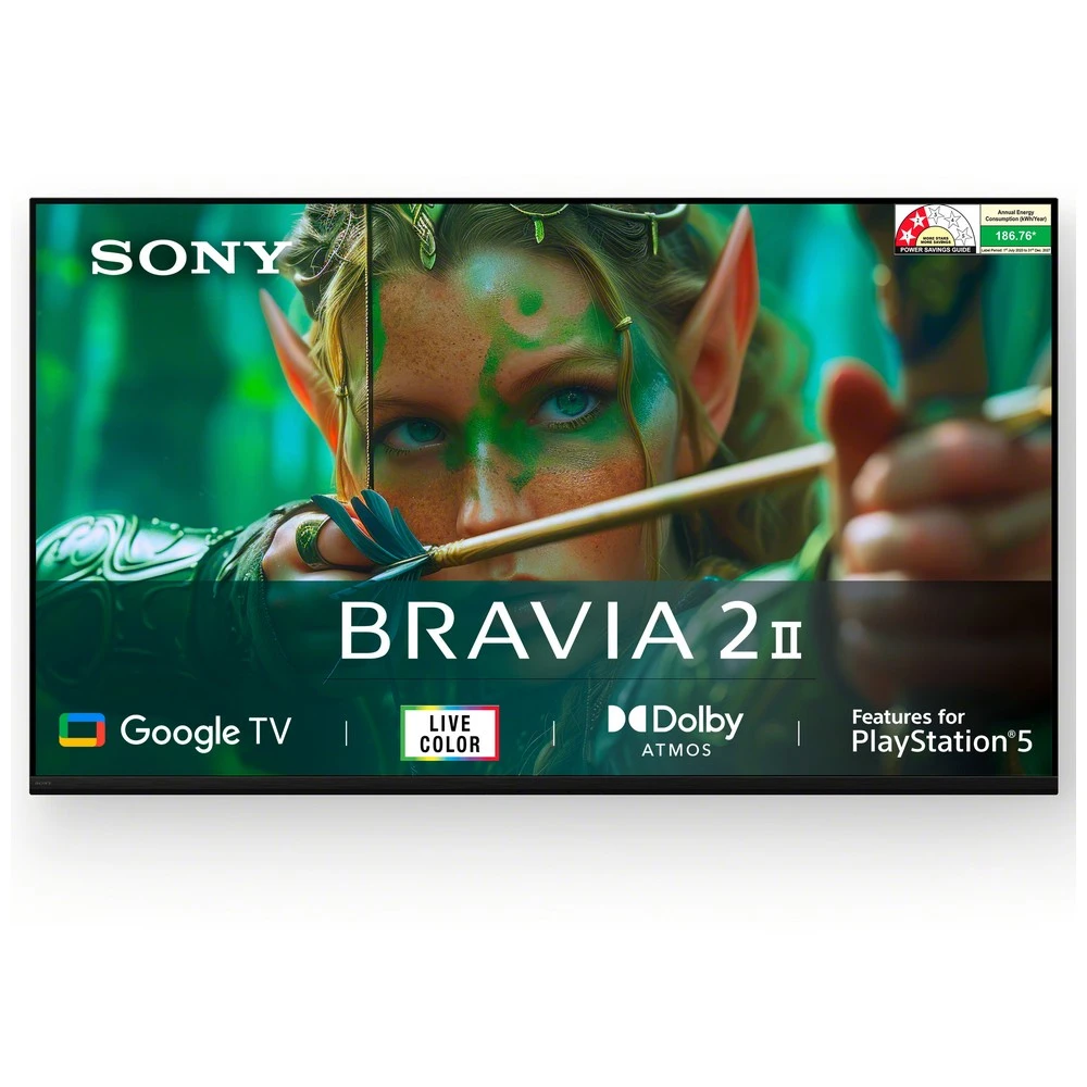 Sony 55″ BRAVIA 2 II 4K Ultra HD Google TV – HDR10/HLG & Dolby