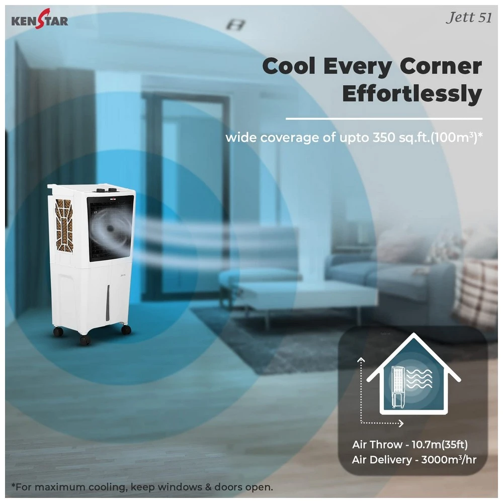 Kenstar Jett HC 51 Personal Cooler 51L| Shop at Viveks