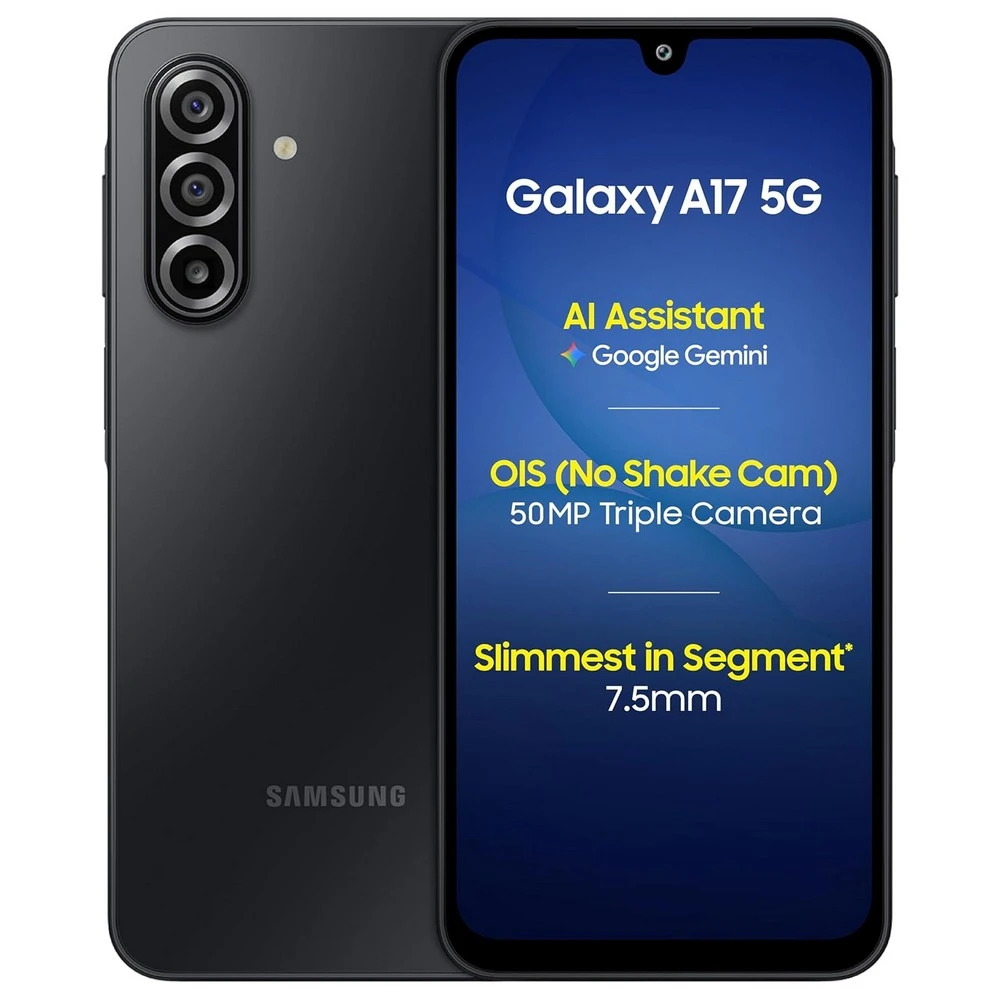 Samsung Galaxy A17 5G 8GB RAM 128GB Storage (Black