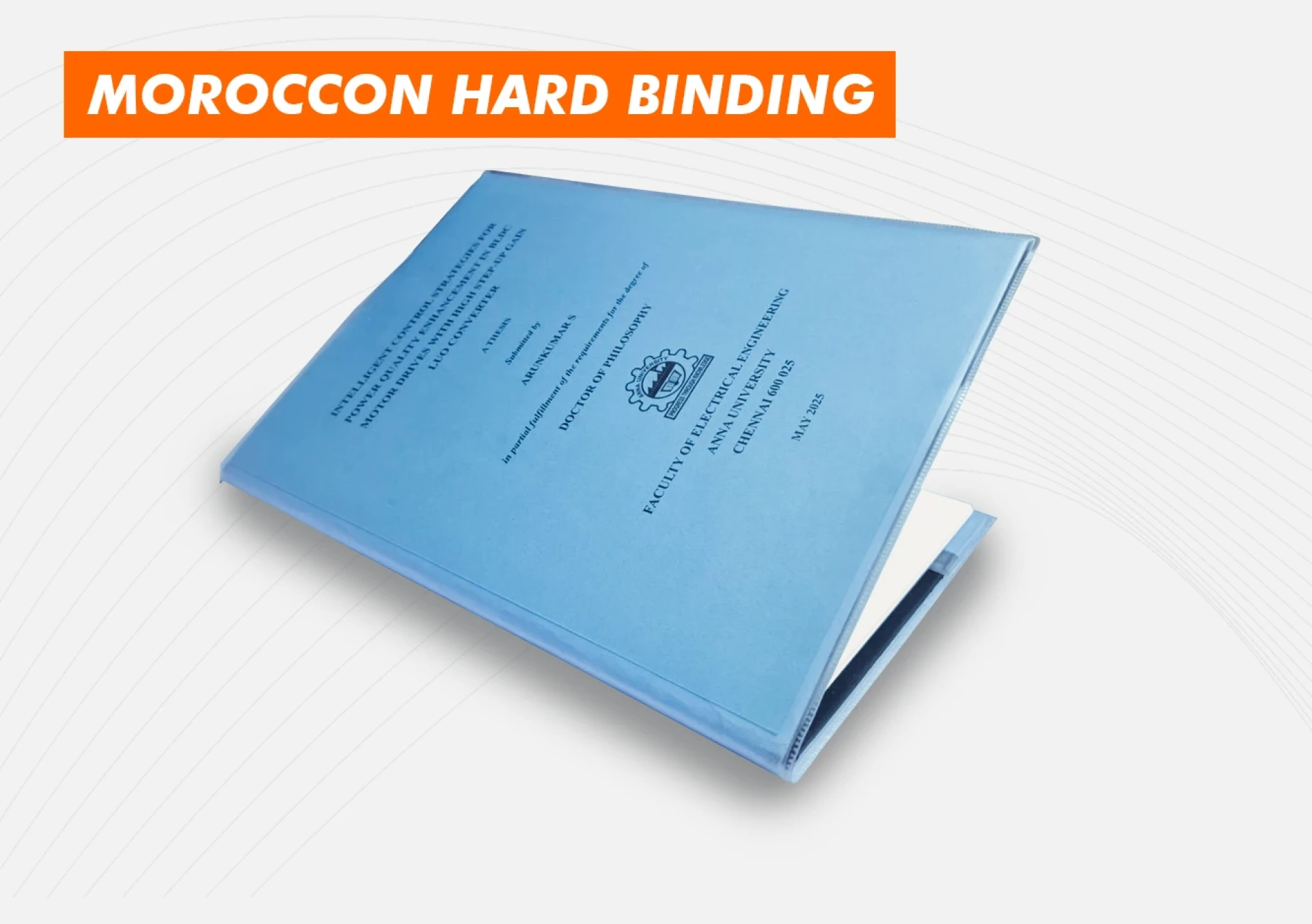 moroccon hard binding