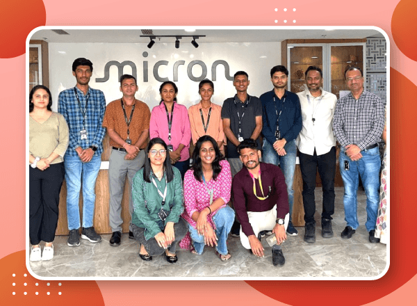 Candidates at Micron with Team Atypical Advantage.