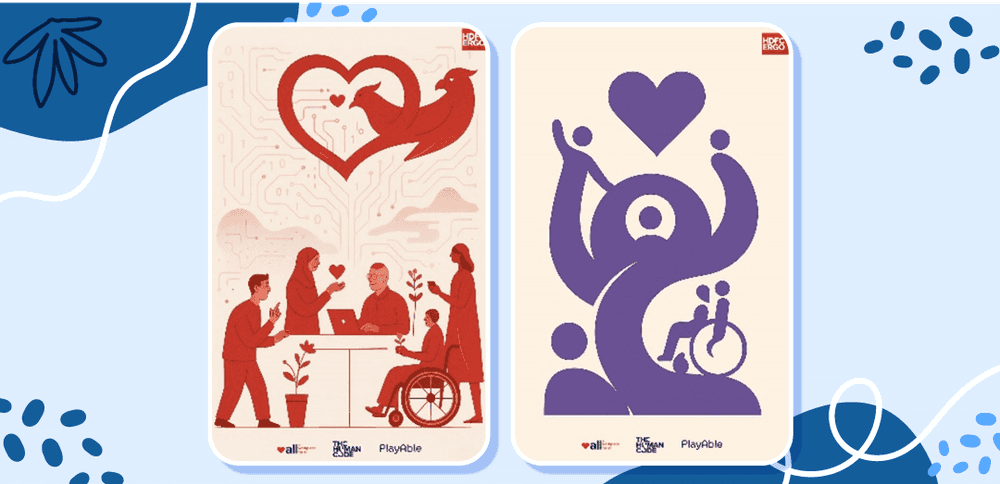 Snippets of the two designs for HDFC ERGO.