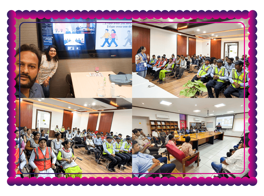 A collage of photos from Pan India execution at Reckitt.