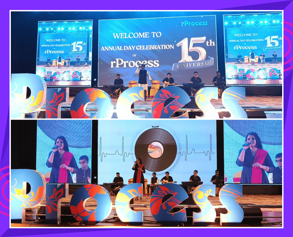 A snippet from the event at rProcess Mysuru where Sunadha band gave a melodious performance.