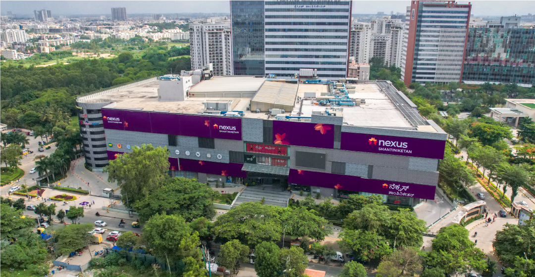 A bird's eye view of Nexus Malls.