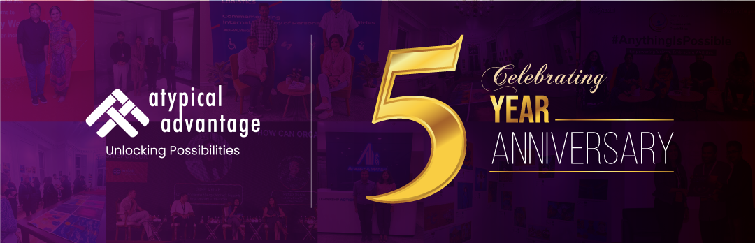 Celebrating 5 years anniversary for atypical advantage.