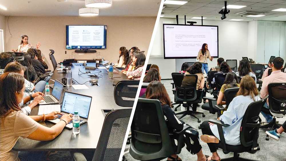 A snippet from Juhi and Laharee's sensitization sessions in Ahmedabad.