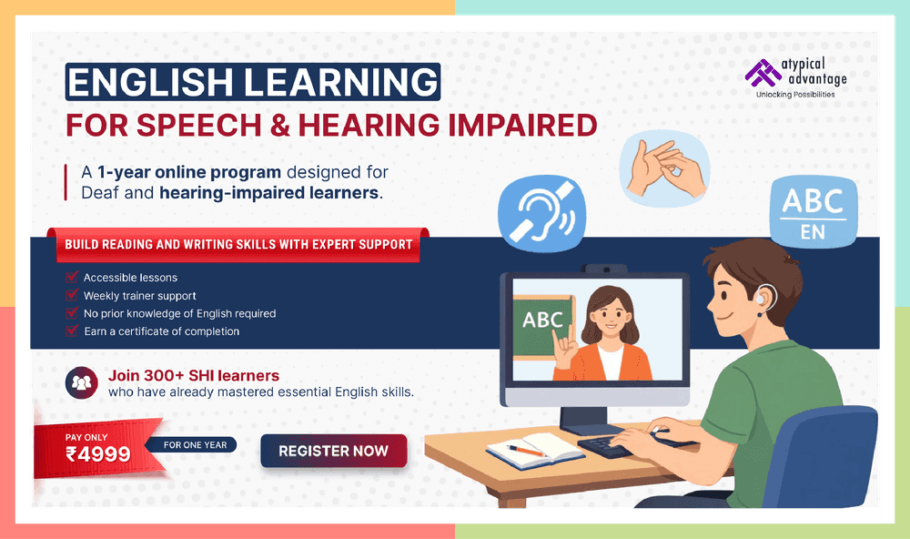 English Learning for Speech and Hearing Impaired.