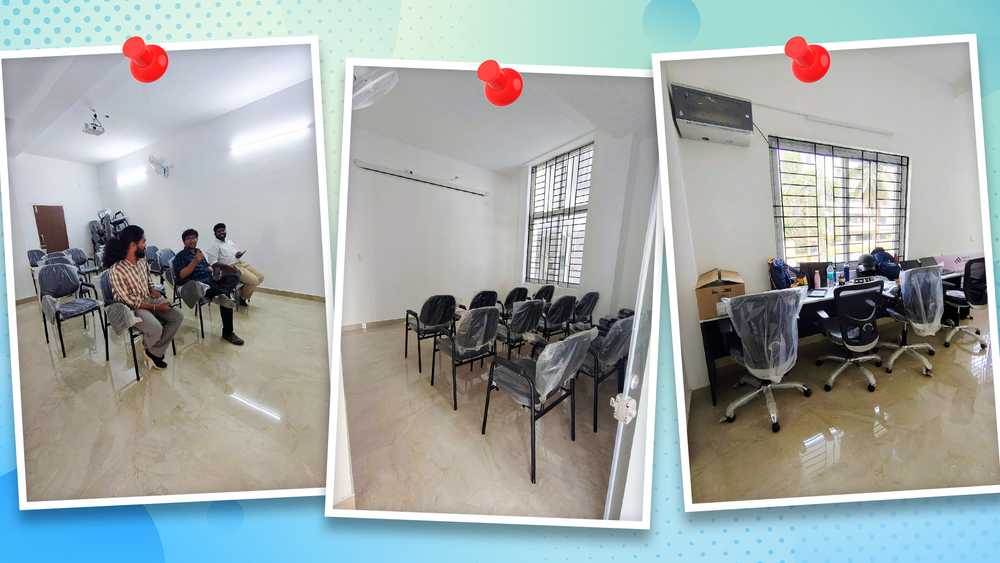 Snippets from the new office from Bangalore. 