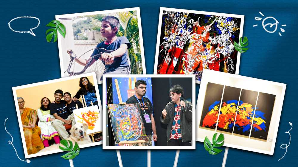 A collage of photos of Rupak.