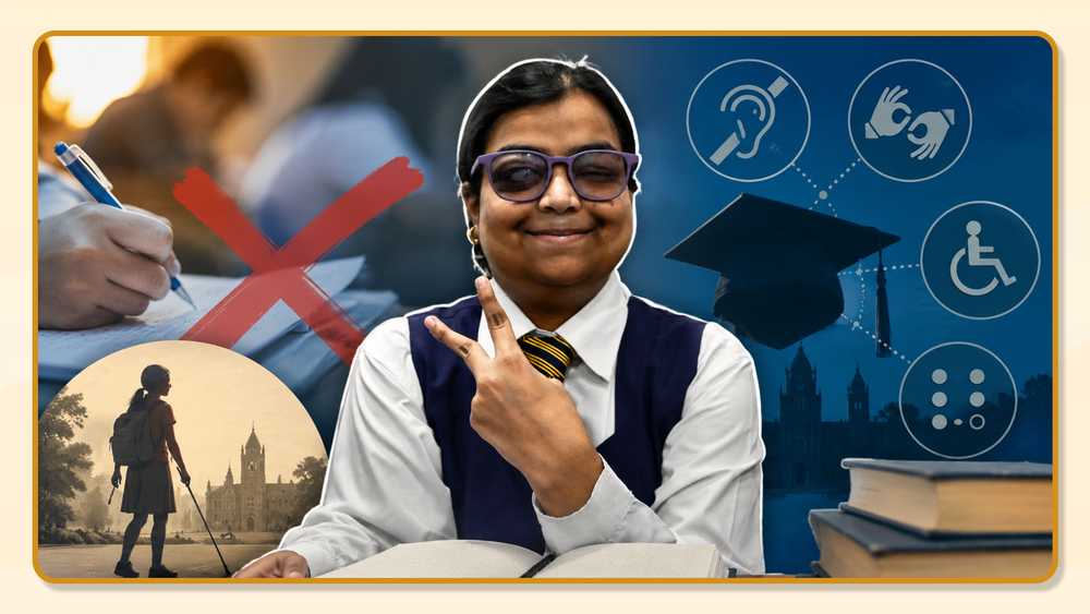 Experts urge CUET reforms to support student with rare disability.