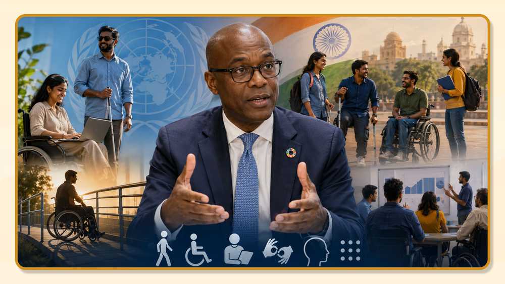 Disability inclusion must be at the core of India’s development: UN official.