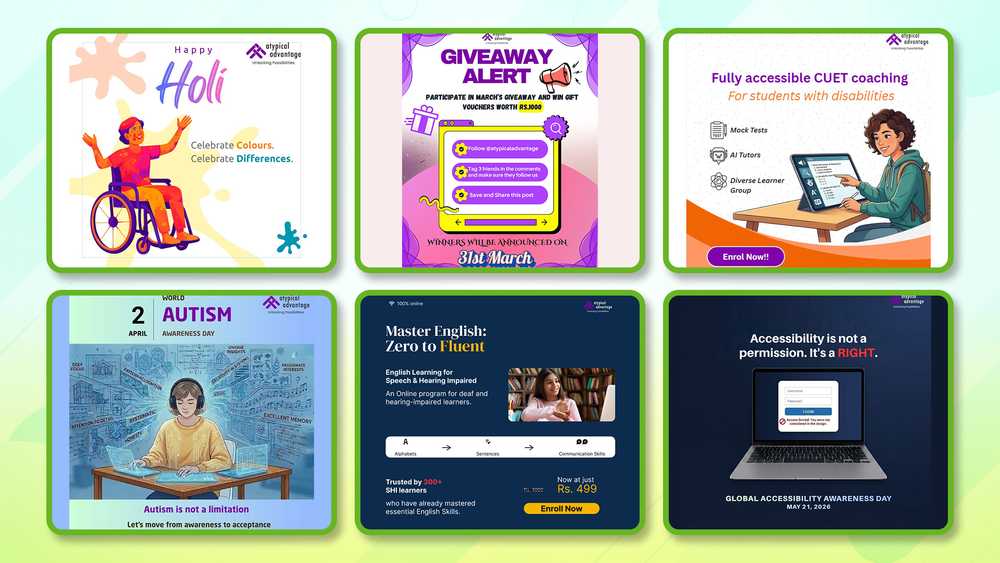 Some posters designed by Designers from the UiUx batch. 
