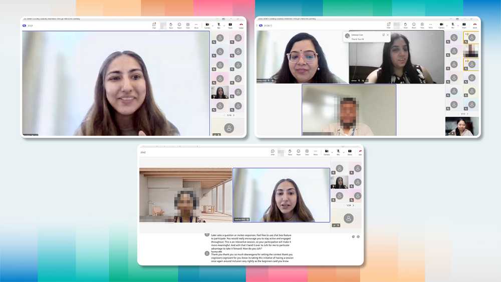 Snippets from the virtual session at Cognizant.