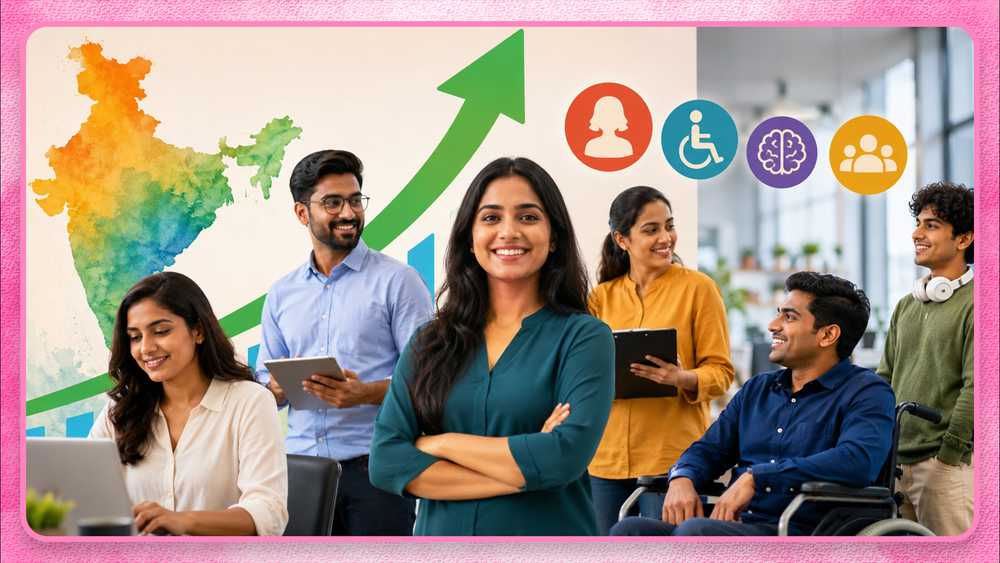 India Sees 21% Surge in Diversity Hiring as Organizations Double Down on Inclusive Workplaces.