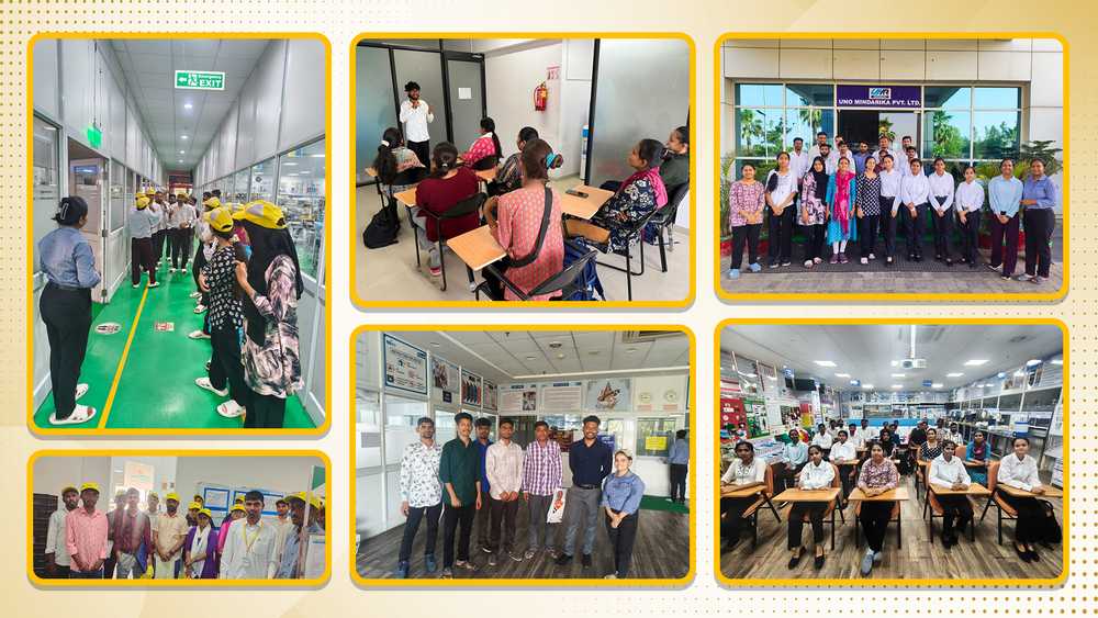 Snippets from Uno Minda's hiring drive, plant visit and training of 50 deaf women.