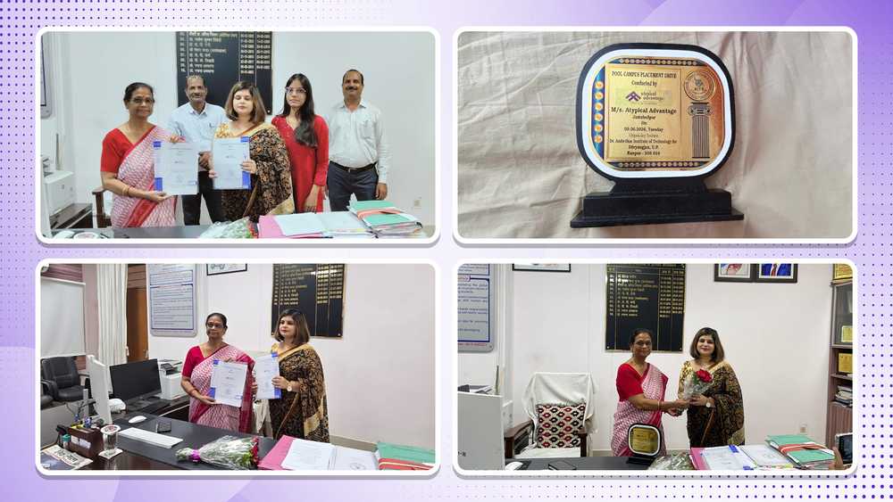 Snippets from the job drive and Mou signing with Ambedkar Institute of Technology for Handicapped.