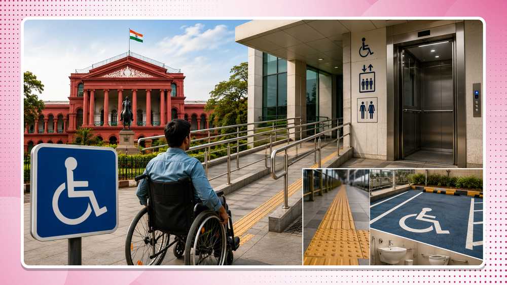 Karnataka HC mandates universal accessibility in all buildings for persons with disabilities.