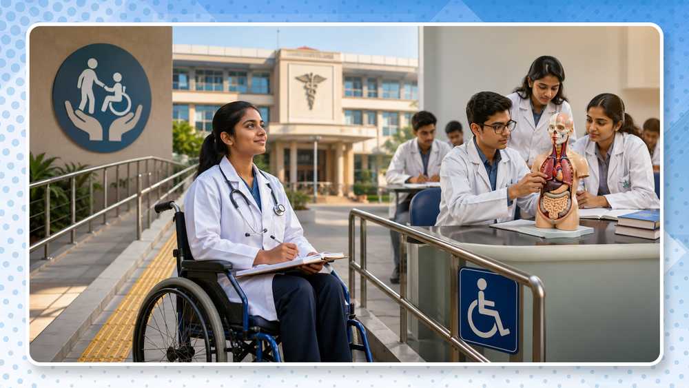 NMC Directs Medical Colleges to Set Up 'Enabling Units' for Students with Disabilities.