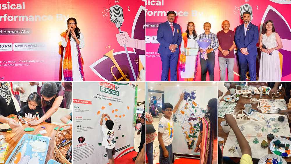 Independence Day celebration at Nexus with music and art.