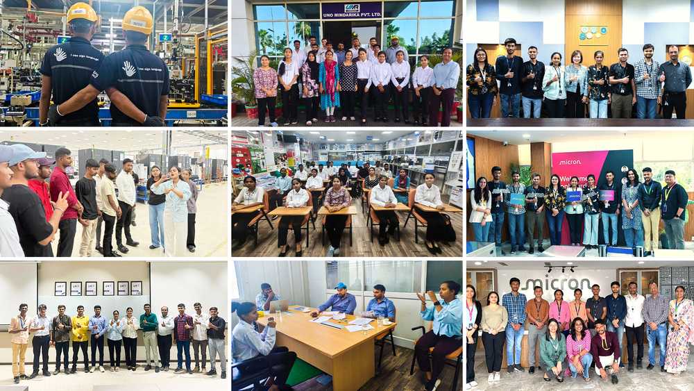 A collage of all our hiring efforts and candidates placed across different manufacturing plants.