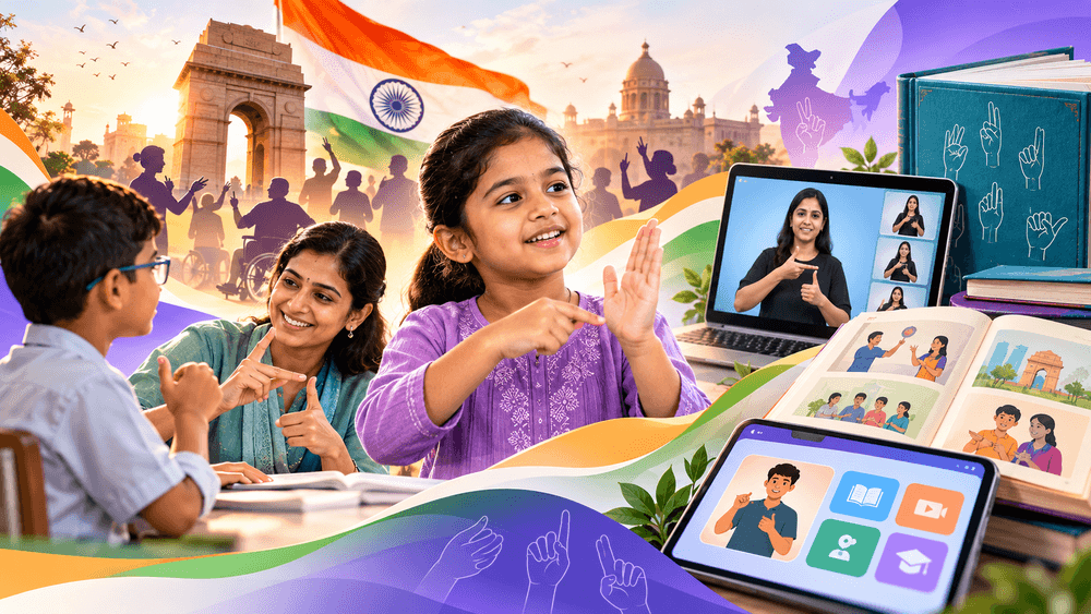 Indian Sign Language Must Become Part of Everyday Citizenship” says DEPwD.
