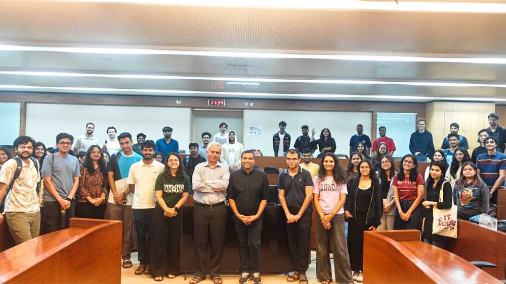 A click after the social entrepreneurship class at IIM Bangalore.
