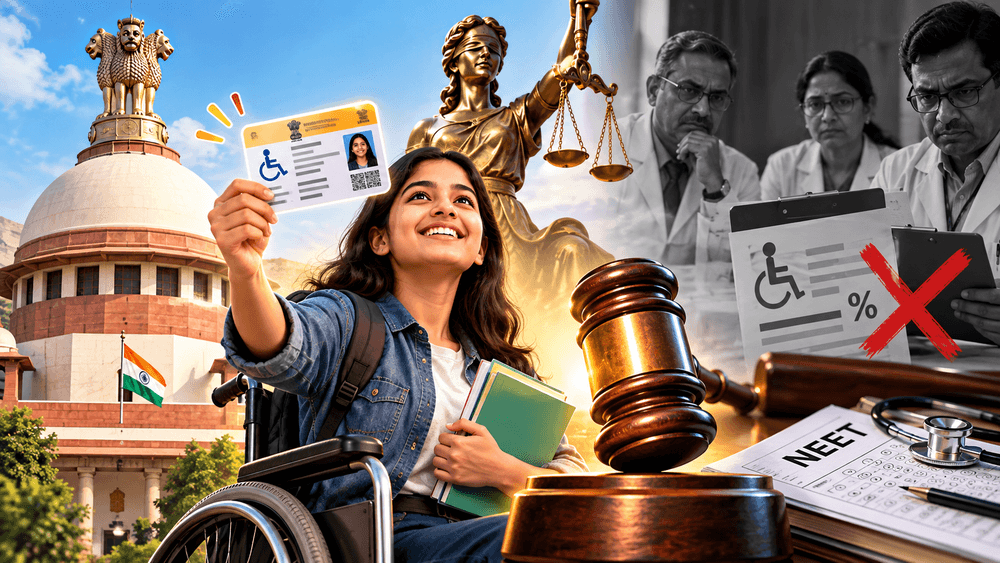 Delhi High Court Rules UDID Card Prevails for PwBD Category Eligibility in NEET-UG Admissions.
