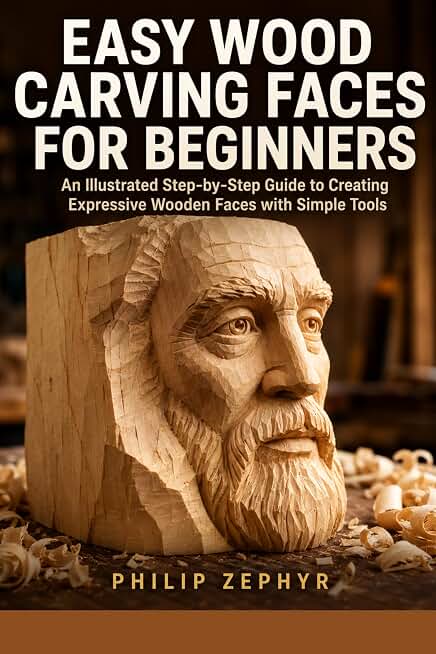 Easy Wood Carving Faces for Beginners: An Illustrated Step-by-Step Guide to Creating Expressive Wooden Faces with Simple Tools