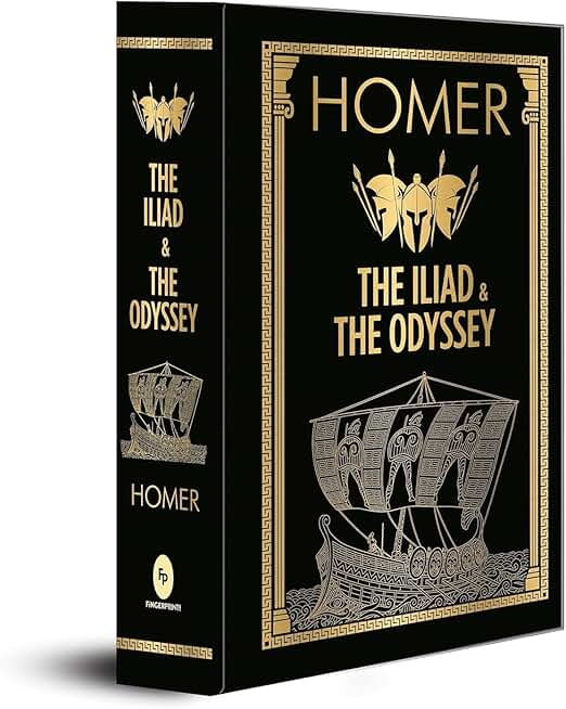 HOMER: The Iliad and The Odyssey (Deluxe Hardbound Edition)