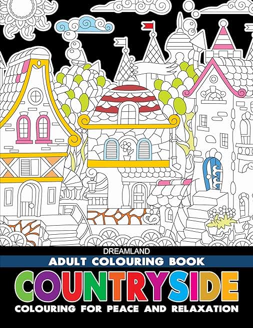 Colour Your Way to Calm: A Rural Escape in Every Page