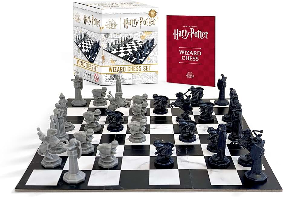 Running Press Mini Editions HARRY POTTER WIZARD CHESS SET,Adult