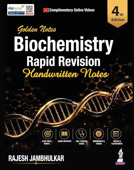 Golden Notes Biochemistry Rapid Revision Handwritten Notes