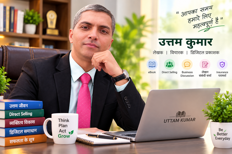 Meet the Author: Uttam Kumar | Author & Founder of UTTAM THINKING PUBLICATION