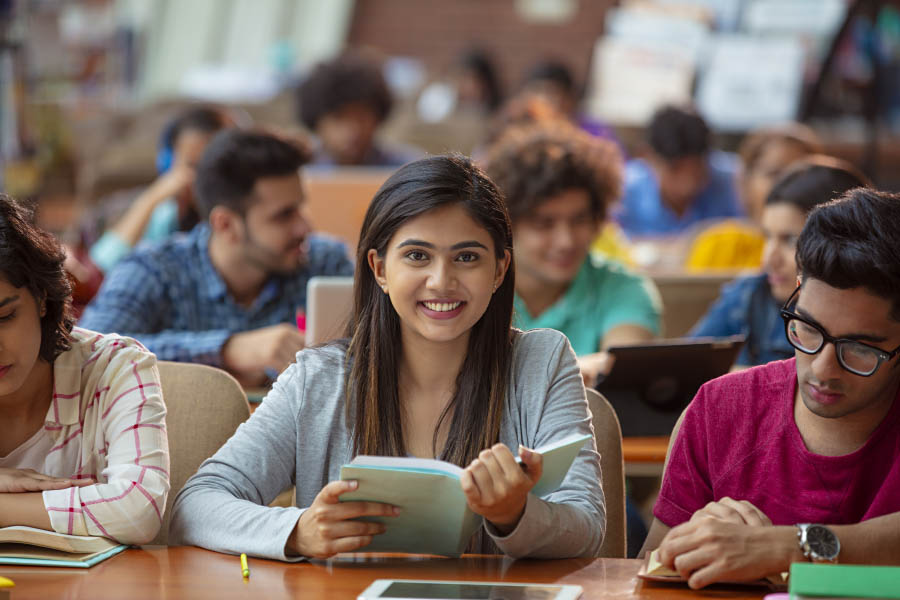 Group discussion session at Speak Up! Lucknow English speaking institute