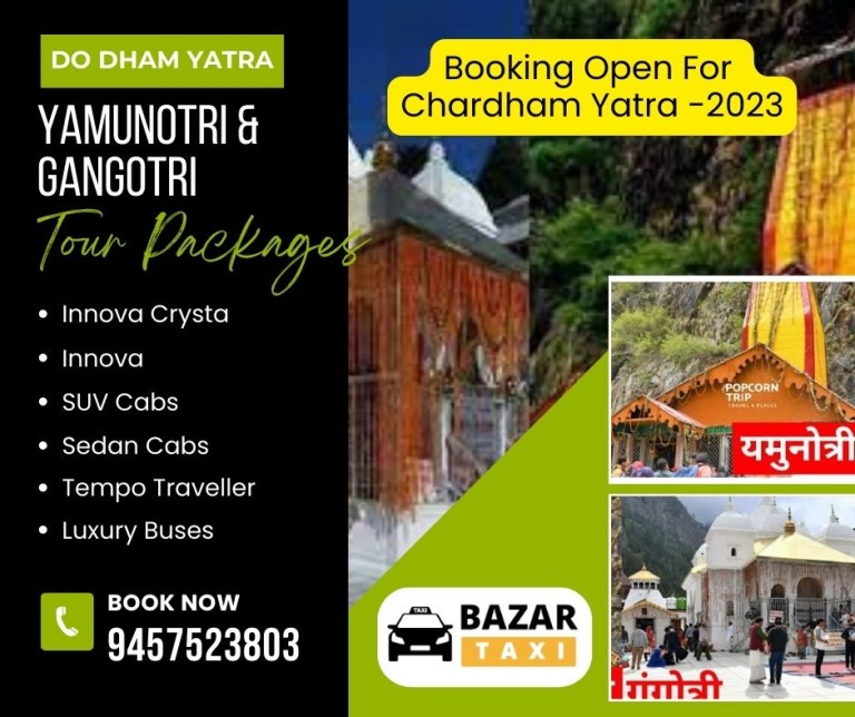 Delhi to Yamunotri Gangotri Tour Packages