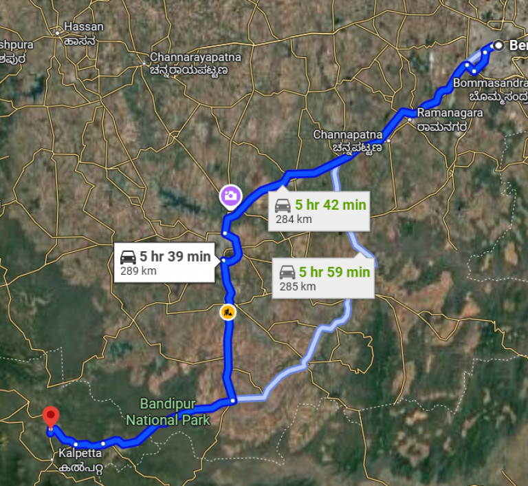 Bangalore To Wayanad Taxi