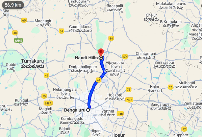 Bangalore To Nandi Hills Taxi