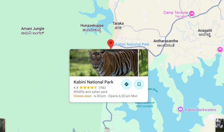 Kabini Wildlife Sanctuary Taxi Service